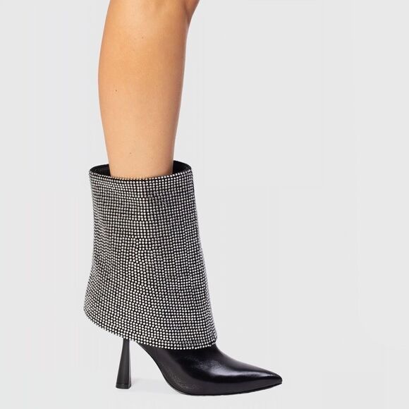 Black Suede Studios presents the Cecil bootie. Elevate your look. Size 5. WOW - Picture 1 of 8